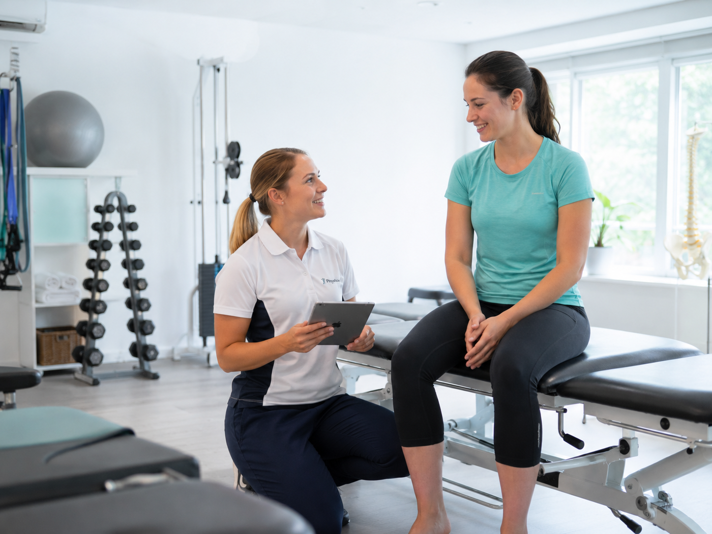 Clínica de fisioterapia con atención profesional
